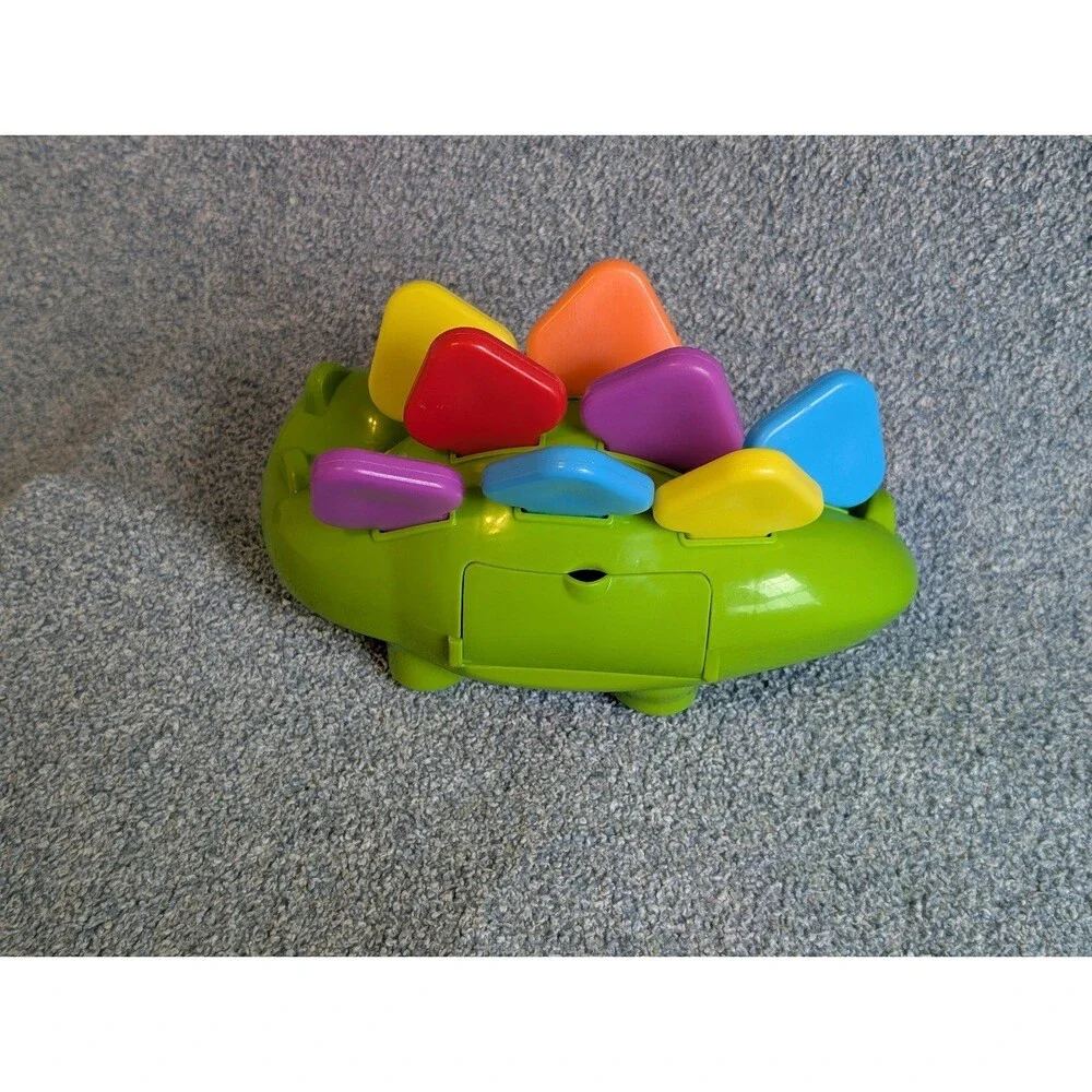 Learning Resources Steggy The Fine Motor Dinosaur Number Color Shape Sorter Toy